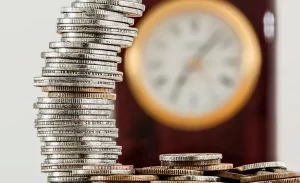 stack of coins showing wealth increase