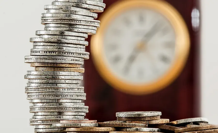 stack of coins showing wealth increase