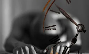 office worker burnout