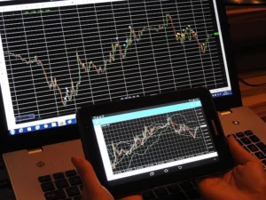 Forex charting on a trading platform