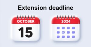 October 15 deadline