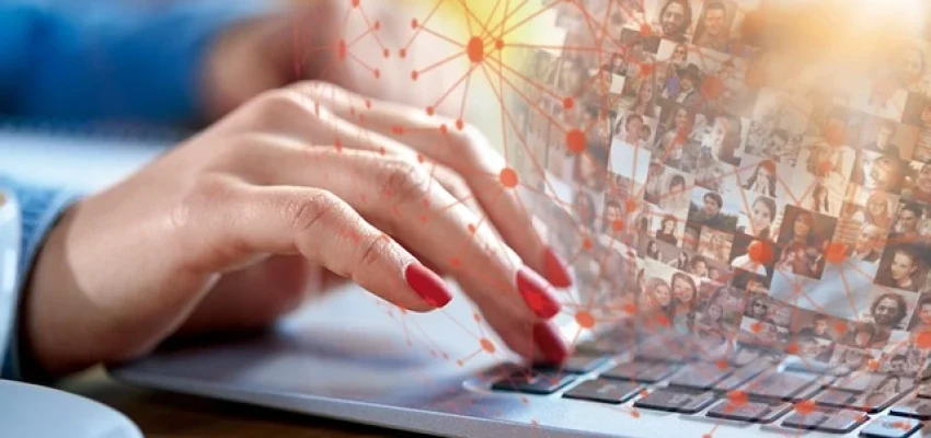 HR specialist using HR software for payroll of remote workers