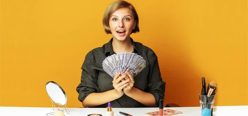 Social media influencer whi has monetized her content in the beauty sector