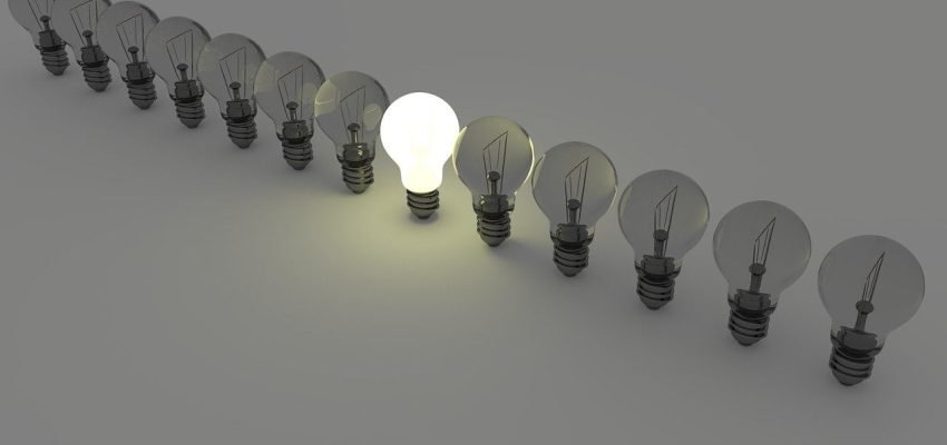 Illuminated bulb to signify thought leadership while others are silent