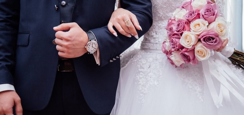 Newly married couple